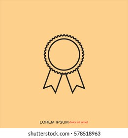 Line icon- medal