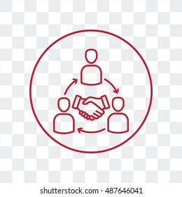 Line icon- meeting
