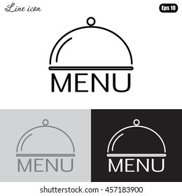 Line icon- menu