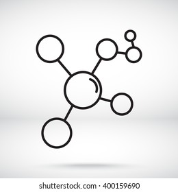 Line icon- Molecule