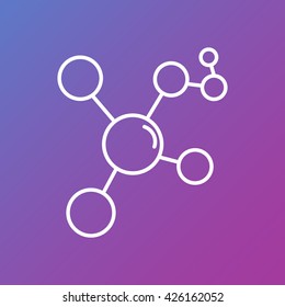 Line icon- Molecule