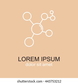 Line icon- Molecule