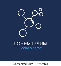 Line icon- Molecule