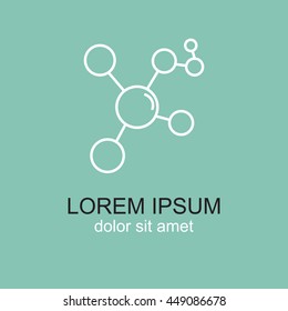Line icon- Molecule