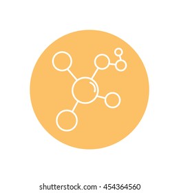 Line icon- Molecule