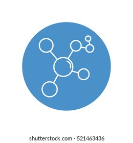 Line icon- Molecule