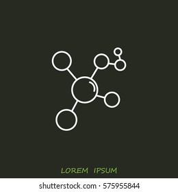 Line icon- Molecule