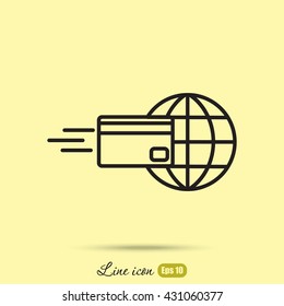 Line icon-  Money transfers