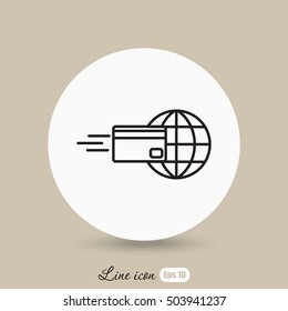 Line icon-  Money transfers