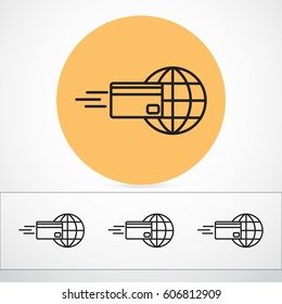 Line icon-  Money transfers