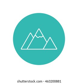 Line icon-  mountain