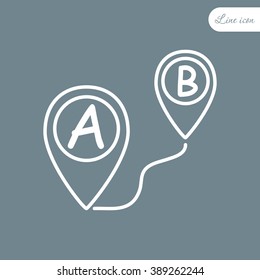 Line icon-  navigator