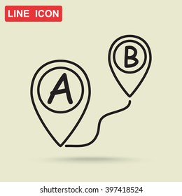 Line icon-  navigator