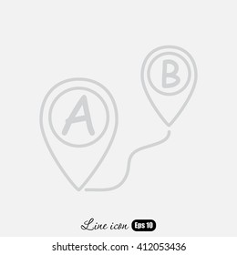 Line icon-  navigator