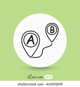 Line icon-  navigator