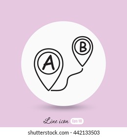 Line icon-  navigator