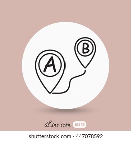 Line icon-  navigator