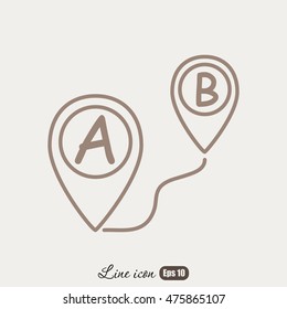 Line icon-  navigator