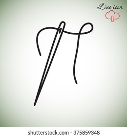 Line icon-  needle
