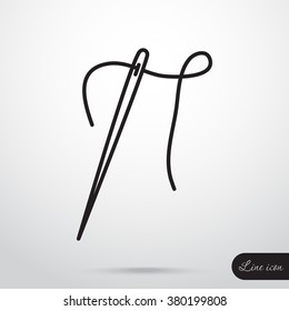 Line icon-  needle