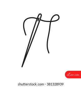 Line icon-  needle