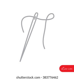 Line icon-  needle