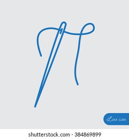 Line icon-  needle