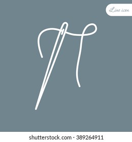 Line icon-  needle