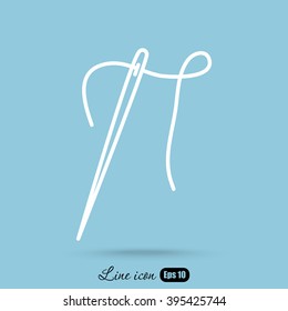 Line icon-  needle