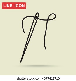 Line icon-  needle