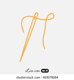 Line icon-  needle