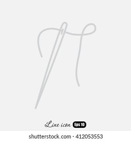 Line icon-  needle