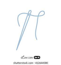 Line icon-  needle