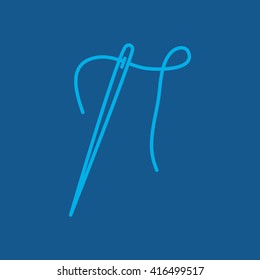 Line icon-  needle