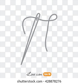 Line icon-  needle