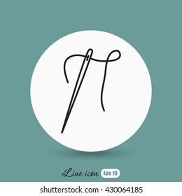 Line icon-  needle