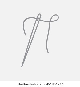 Line icon-  needle