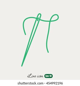 Line icon-  needle