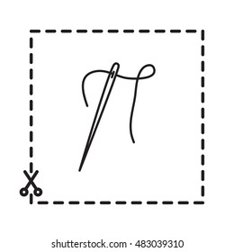 Line icon-  needle