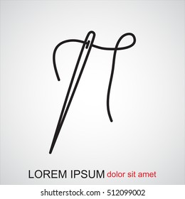 Line icon-  needle