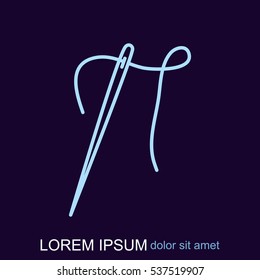 Line icon-  needle