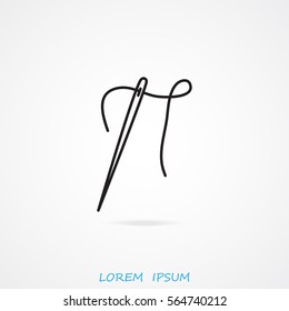 Line icon-  needle