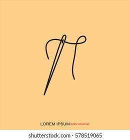 Line icon-  needle