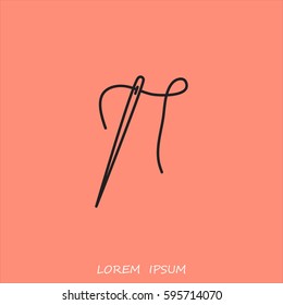 Line icon-  needle