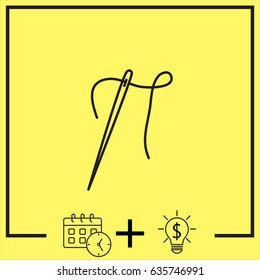Line icon-  needle