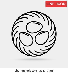 Line icon- nest