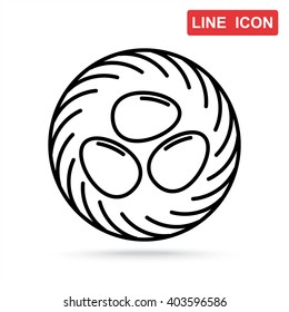 Line icon- nest