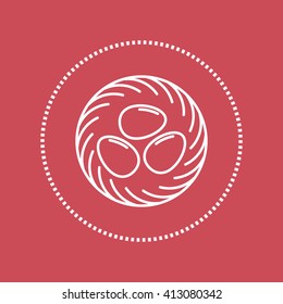Line icon- nest