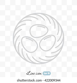 Line icon- nest
