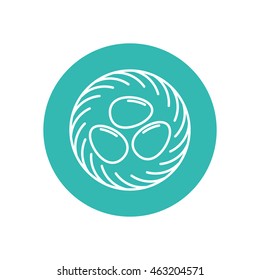 Line icon- nest